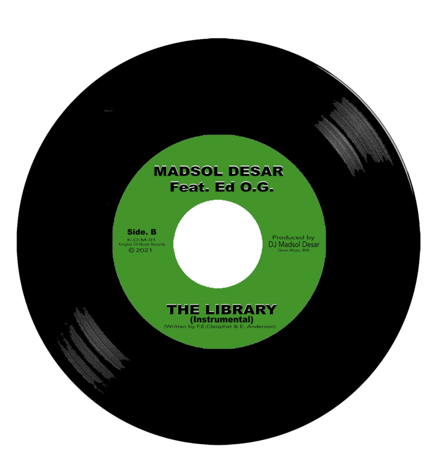 Madsol Desar - The Library feat. Ed O.G. (7")