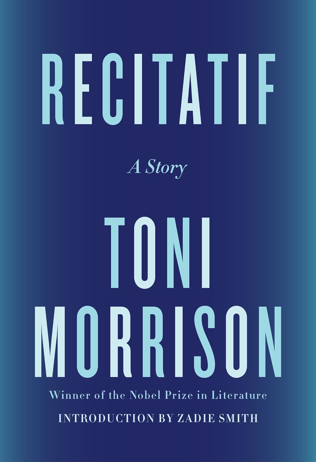 Toni Morrison - Recitatif: A Story paperback Large Print Edition