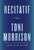 Toni Morrison - Recitatif: A Story paperback Large Print Edition