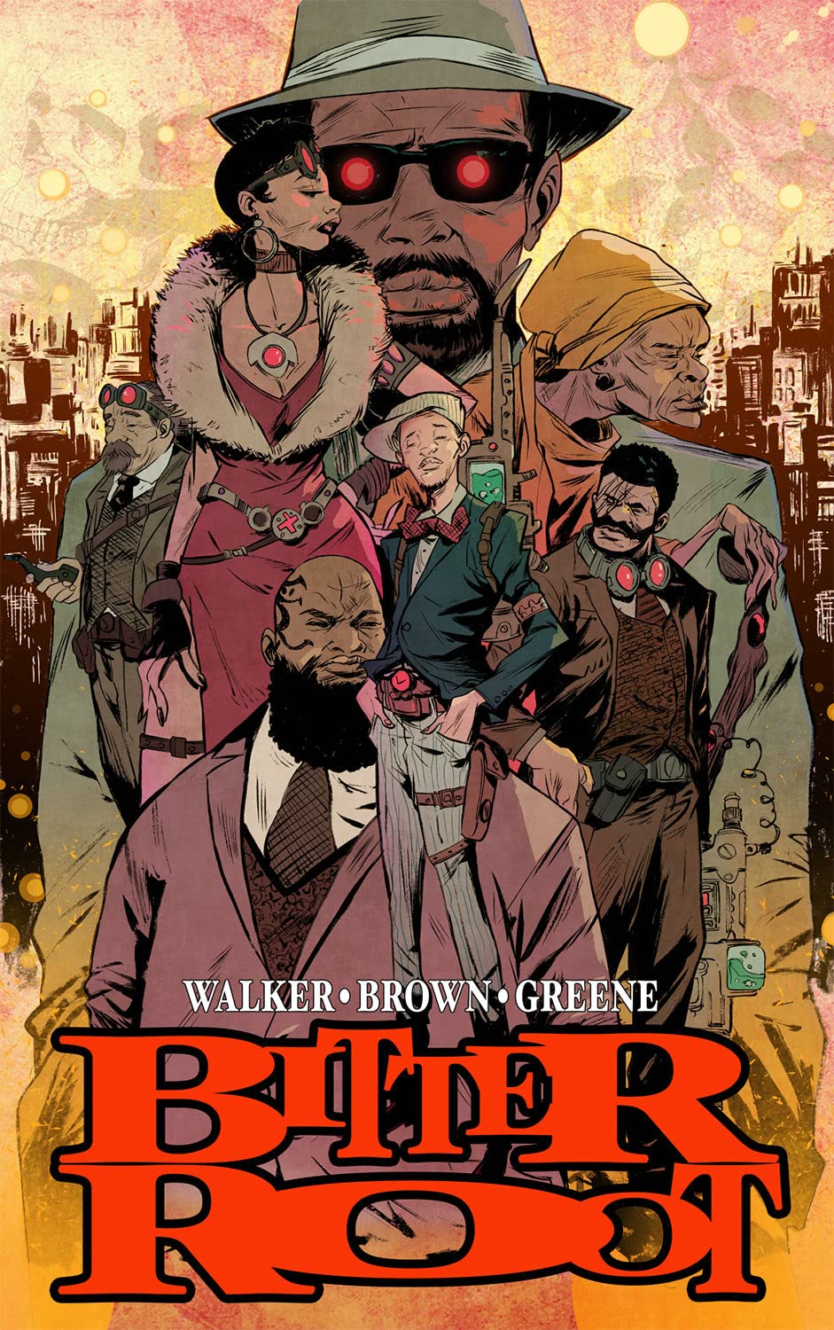 David F. Walker (Author), Chuck Brown (Author), Sanford Greene (Artist) - Bitter Root Hardcover Omnibus