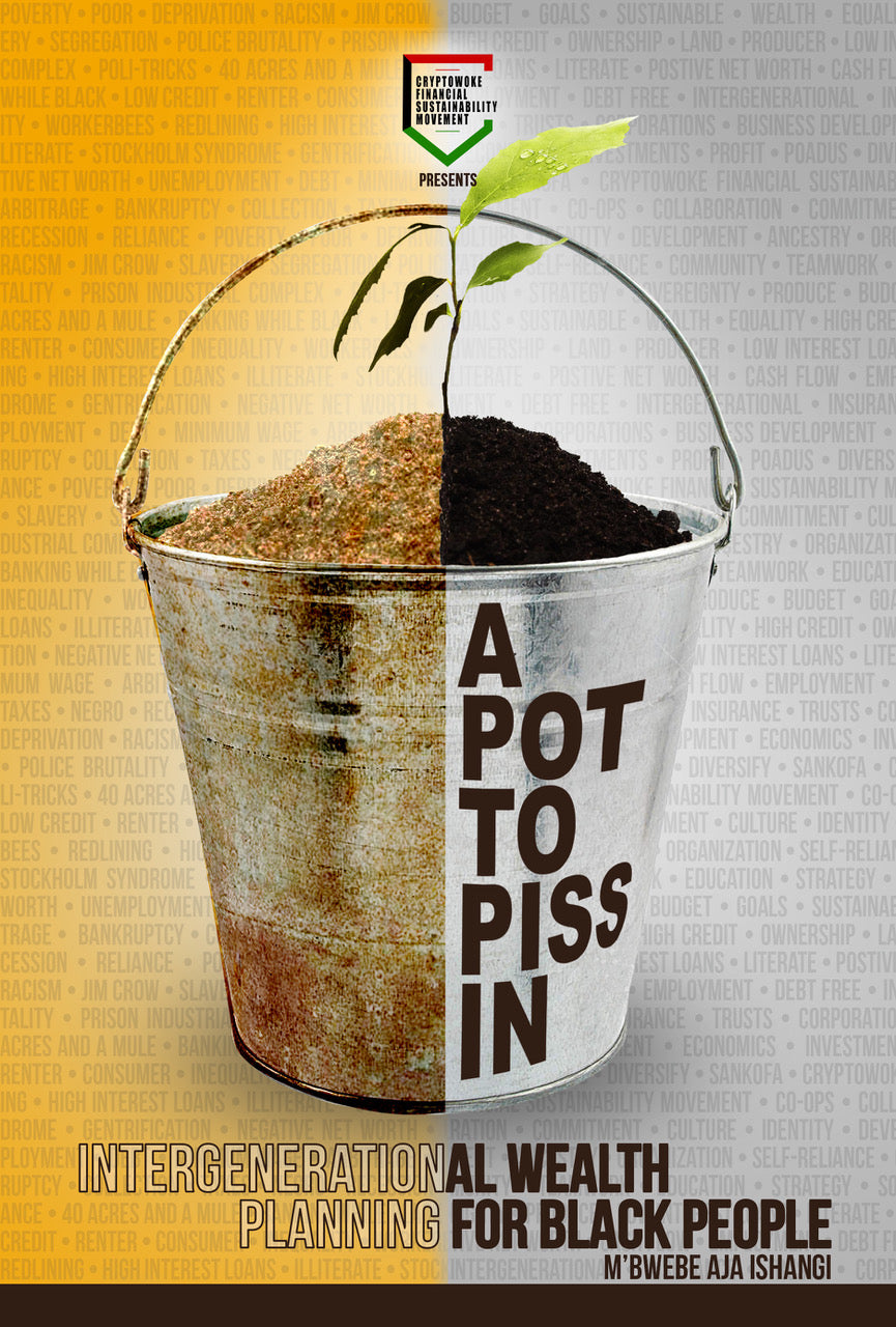 M'Bwebe Ishangi - A Pot to Piss In: Intergenerational Wealth Planning for Black People (paperback)